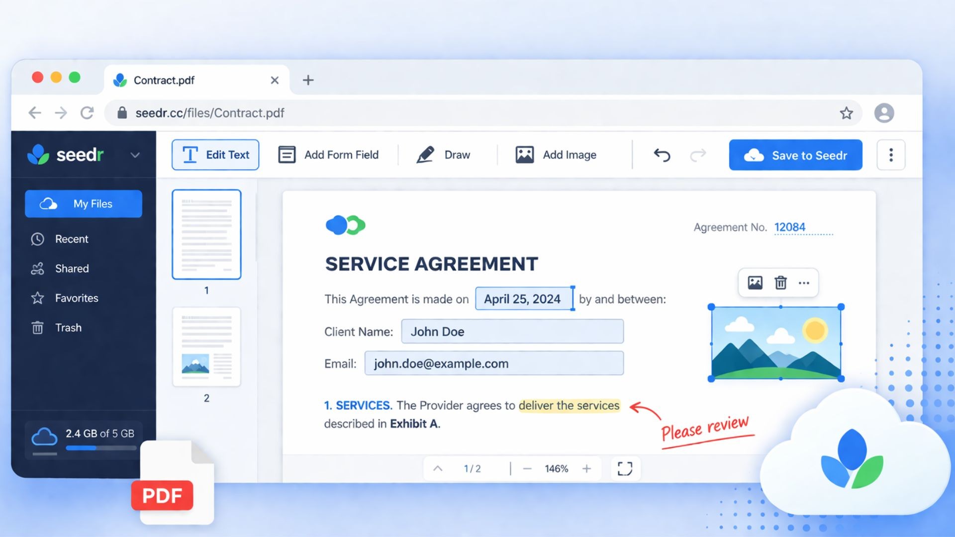 Редагувати PDF онлайн — безкоштовно та без необхідності встановлення програмного забезпечення
